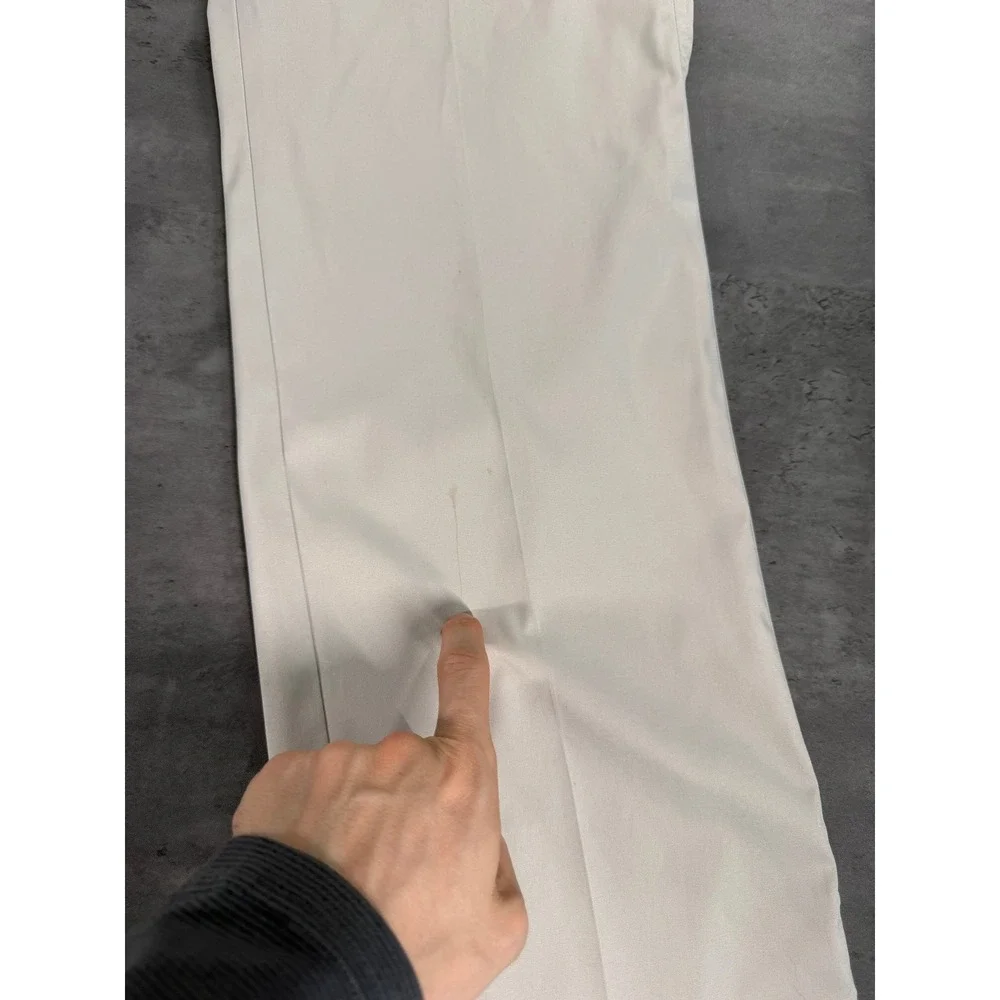 Nike Golf Dri-FIT Pants Mens 36x32 Khaki Stone‎ Flat Front Trousers 472532-072
